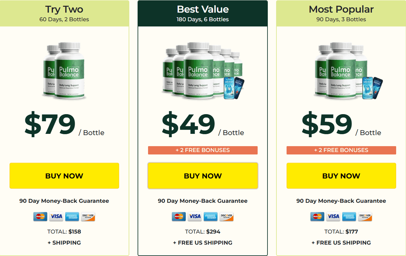 Pulmo Balance-Order Page